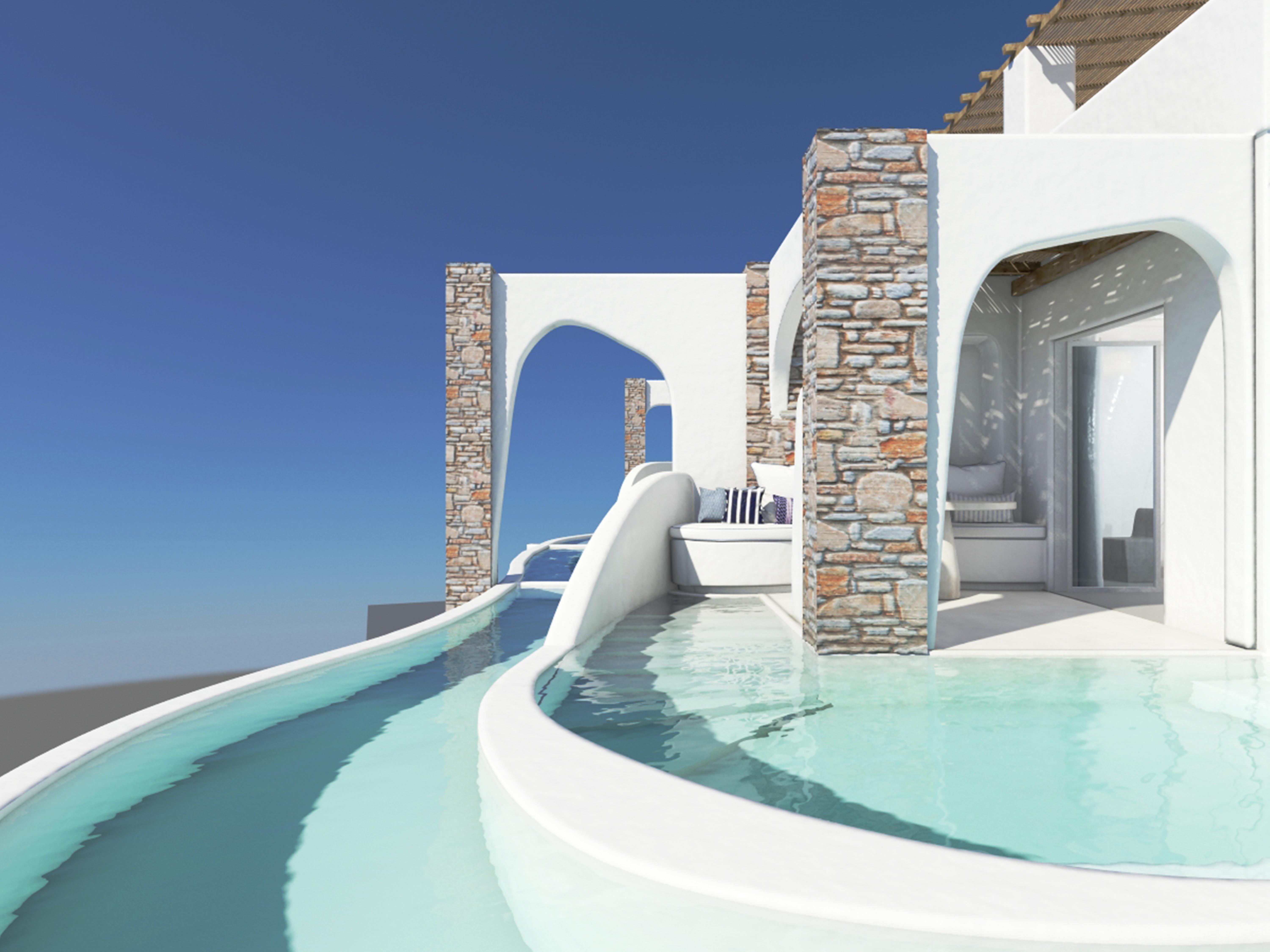 Aloni Hotel & Suites Piso Livadi Exterior foto